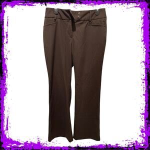 🌻 5/$15 🌻 Rafaella Brown Dress Pants, Womens Size 8, Business Casual, Bootcut